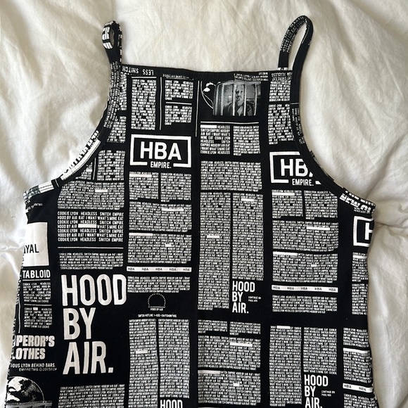 Hood by Air HBA Empire collection newspaper dress - Picture 7 of 7